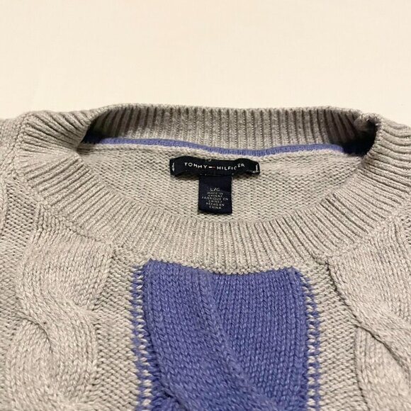Tommy Hilfiger Knit Sweater Boys Size Large Pullover - Picture 3 of 16